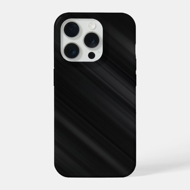 Coque iPhone Motif noir moderne  (Verso)