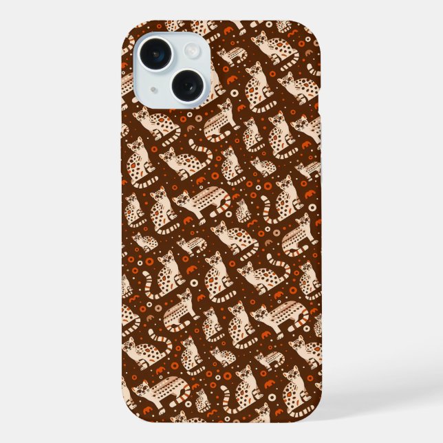 Coque iPhone Motif Ocelot (Verso)
