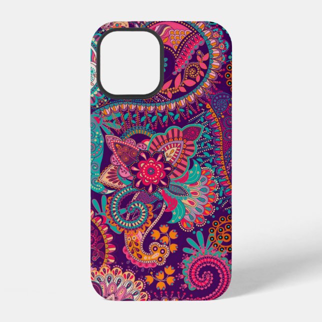 Coque iPhone Motif Paisley (Verso)