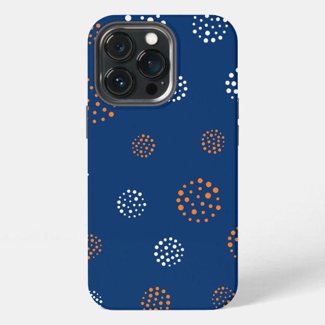 Coque iPhone Motif Points 13 (Dos)