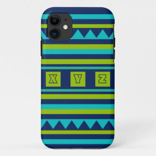 Coque iphone motif Quilt Monogram personnalisé