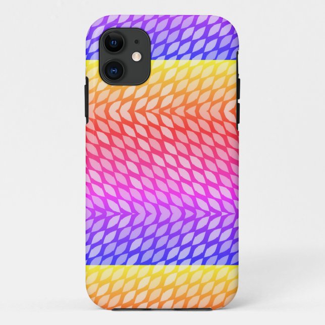 Coque iphone Motif Rainbow moderne (Dos)