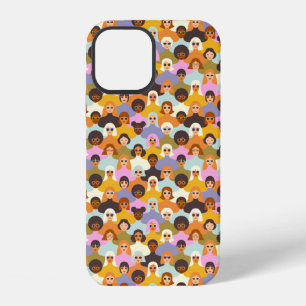 Coque iPhone 12 Motif Rétro Femmes du Monde