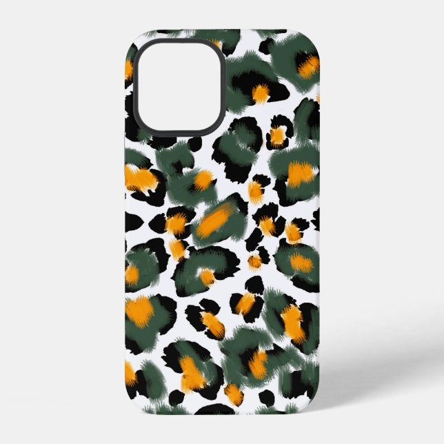 Coque iPhone Motif sans couture à imprimé léopard (Verso)