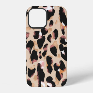 Coque iPhone 12 Motif sans couture à imprimé léopard