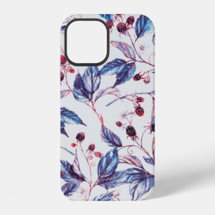 Coque iPhone 12 Motif sans couture à l'aquarelle dessiné à la main