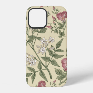 Coque iPhone 12 Motif sans couture. Belle toile fleurie réaliste