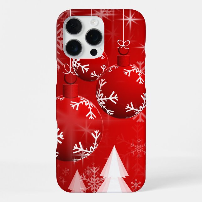 Coque iPhone Motif sans couture de bonhommes de neige et de flo (Verso)