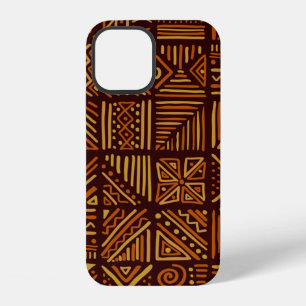 Coque iPhone 12 Motif sans couture de clash africain dans un style