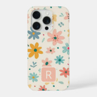 Motif sans couture de fleurs colorées féminines