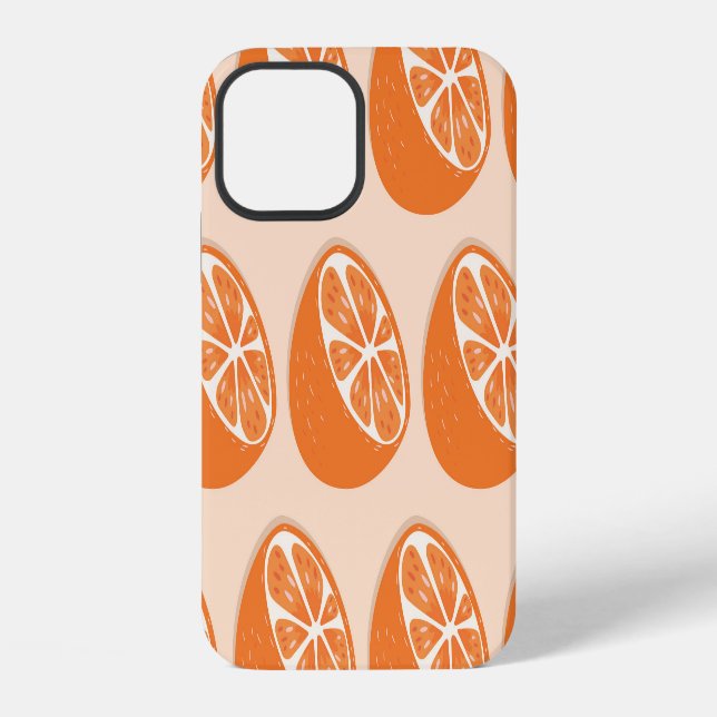Coque iPhone Motif sans couture de fruits. (Verso)