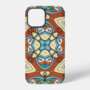 Coque iPhone 12 Motif sans couture dessinée à la main. Coloré a