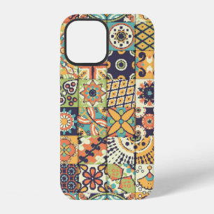 Coque iPhone 12 Motif sans couture. Éléments décoratifs vintage. F