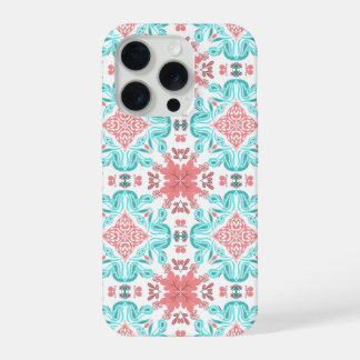 Coque iPhone 15 Pro Motif sans couture enchanteur