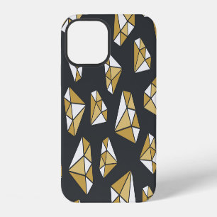 Coque iPhone 12 Motif sans couture vintage sur le thème des pierre