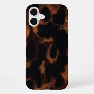 Coque iPhone 16 Plus Motif sans fil Tortoiseshell, Chic TortoiseShell