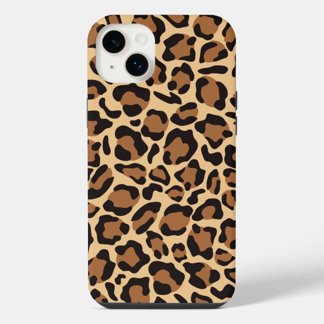 Coque iPhone Motif sans voile Leopard (Verso)