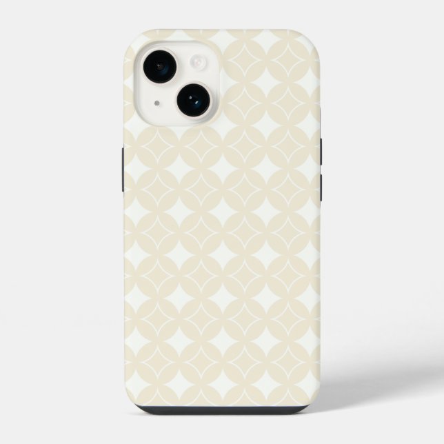 Coque iPhone Motif shippo beige (Verso)
