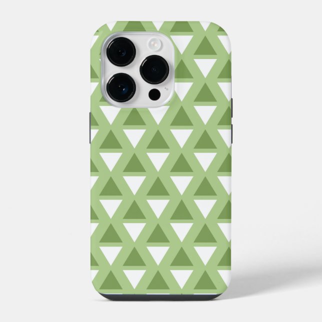 Coque iPhone Motif simple vert pastel (Verso)