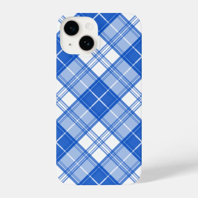Coque iPhone Motif tatan bleu foncé yxm0uat9 diagonale (Verso)