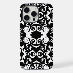 Coque iPhone 15 Pro Max Motif torride en noir et blanc