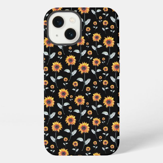 Coque iPhone Motif tournesol (Verso)