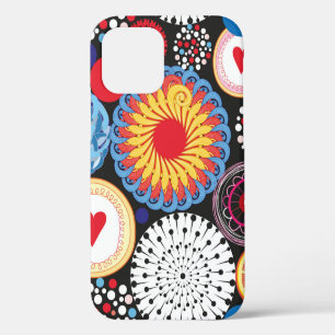 Coque iPhone 12 Motif transparent lumineux de différents éléments