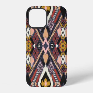 Coque iPhone 12 Motif tribal africain Chevron Aztec