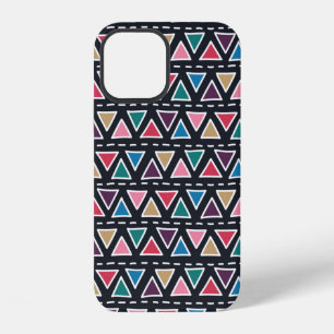 Coque iPhone 12 Motif tribal dessiné à la main sans couture abstra