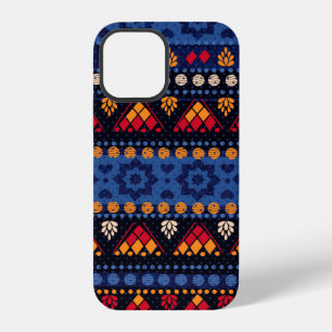 Coque iPhone 12 Motif tribal sans couture.