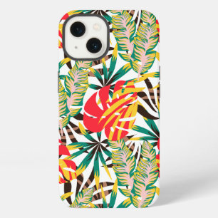 Etui iPhone 13 Motif Tropical Clair