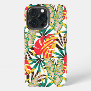 Etui iPhone 13 Pro Motif Tropical Clair