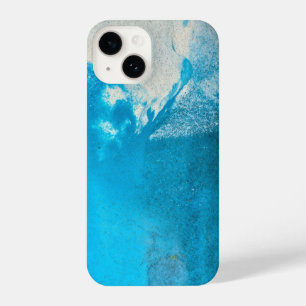 Coque Pour iPhone 14 Motif Turquoise Abstrait