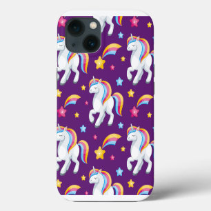 Etui iPhone 13 Motif Unicorn Magique Cheval mignon