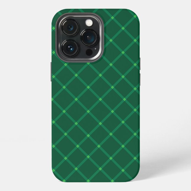 Coque iPhone Motif vert (Dos)