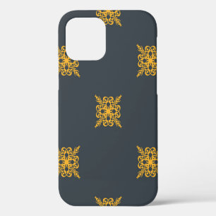 Coque iPhone 12 Motif vintage décoratif sans charme avec élégance