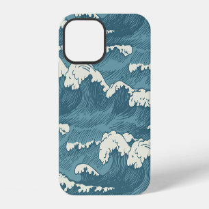 Coque iPhone 12 Motif Vintage rétro-tiré à la main