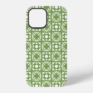 Coque iPhone 12 Motif vintage sans couture. Arrière - plan avec es
