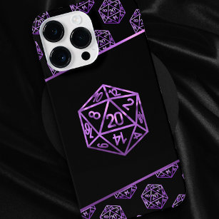 Coque iPhone Motif violet RPG   Jeu de rôle de table PnP