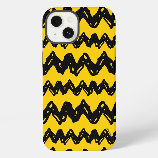 Coque iPhone Motif Zig Zag Charlie Brown (Verso)