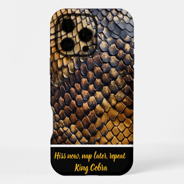 Coque iPhone Motifs complexes de textures naturelles de peau de (Verso)