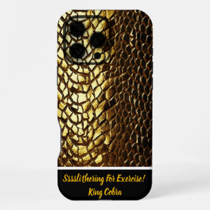 Coque iPhone 16 Pro Max Motifs de peau de serpent chatoyants