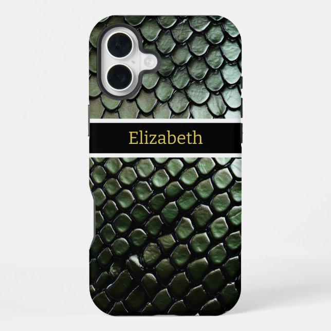 Coque iPhone Motifs de serpent poisonnants (Verso)
