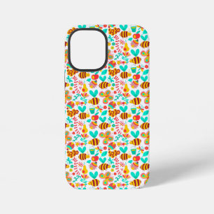Coque iPhone 12 Mini Motifs d'insectes colorés mignons