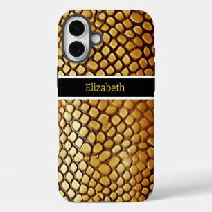 Coque iPhone 16 Plus Motifs uniques de la peau d’un serpent venimeux