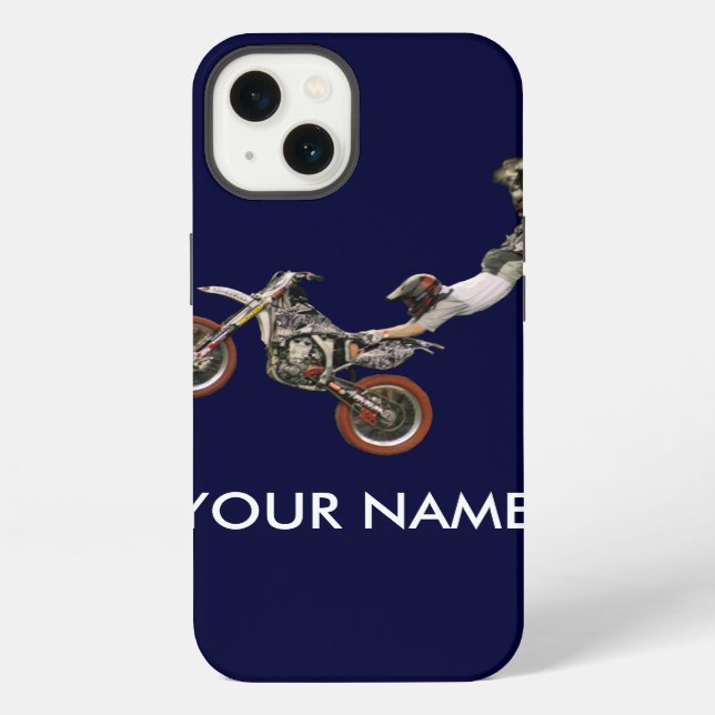 Coque iPhone motocross (Verso)
