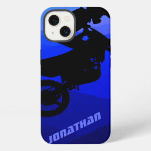 Etui iPhone 13 Motocross en circuit nocturne en vélo de nuit pers