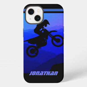 Etui iPhone 13 Motocross Soirée Vélo De Chemin Personnalisé