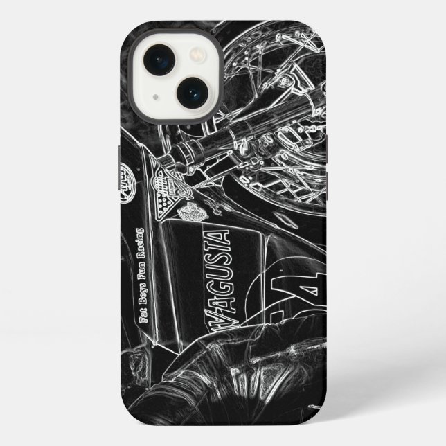 Coque iPhone Motocyclette 1 iphcna (Verso)