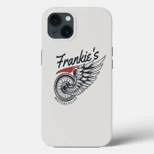 Etui iPhone 13 Motocyclettes Personnalisées Pneu Volant Magasin d